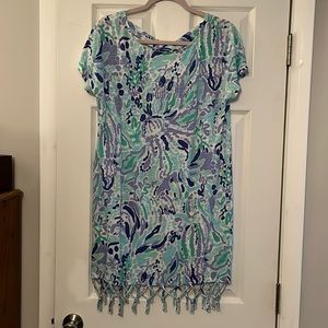 Lilly Pulitzer linen t shirt dress